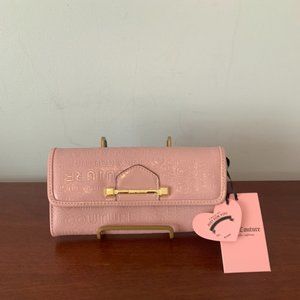 Juicy Couture Blush Flap Clutch / Wallet--New with Tags